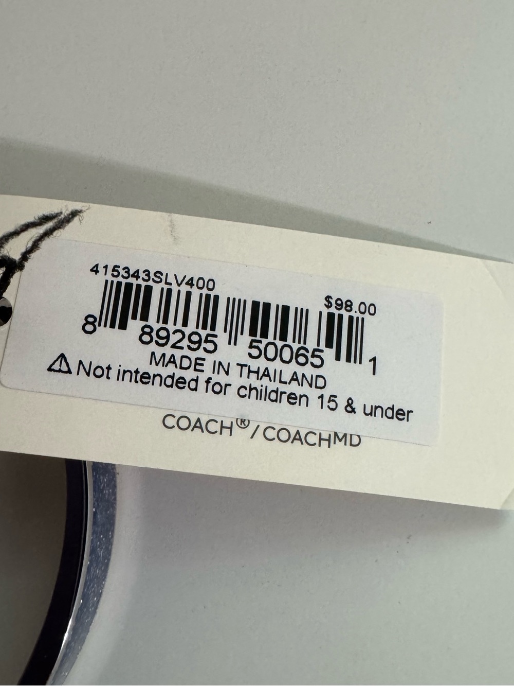 Coach C Logo Hinged Bangle Bracelet NWT - Picture 8 of 12
